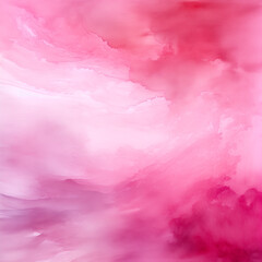 Fototapeta premium A delicate watercolor texture with a swirl of cotton candy pink and sky blue, creating a dreamy and ethereal backdrop