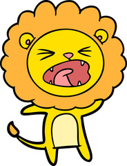 Obraz premium cartoon lion