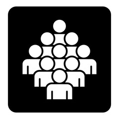 Symbol, ikona ludzi. Plik wektorowy.