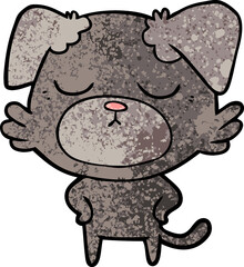 cute cartoon dog
