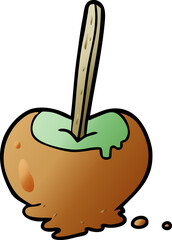 cartoon toffee apple