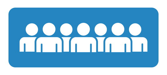 Symbol, ikona ludzi. Plik wektorowy. © robert6666