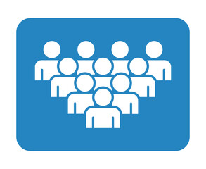 Symbol, ikona ludzi. Plik wektorowy.