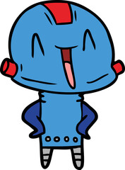 cartoon robot