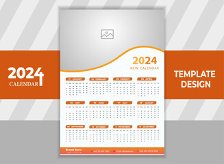 2024 professional calendar template layout
