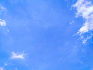 blue sky with clouds