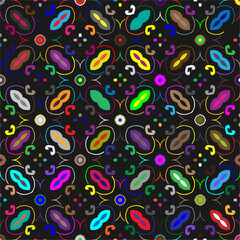  Colorful background. Perfect for wallpaper, wrapping paper, pattern fills, greetings, web page background, Christmas and New Year greeting cards.
Color  mosaic.Abstract shape art with Colour pattern.