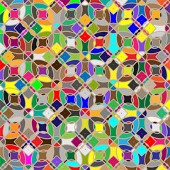  Colorful background. Perfect for wallpaper, wrapping paper, pattern fills, greetings, web page background, Christmas and New Year greeting cards.
Color  mosaic.Abstract shape art with Colour pattern.