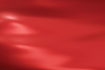 Abstract dark red gradient background. Minimalistic subtle wavy silk texture. 3D vector illustration.