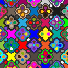  Colorful background. Perfect for wallpaper, wrapping paper, pattern fills, greetings, web page background, Christmas and New Year greeting cards.
Color  mosaic.Abstract shape art with Colour pattern.