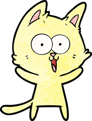 funny cartoon cat