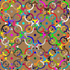  Colorful background. Perfect for wallpaper, wrapping paper, pattern fills, greetings, web page background, Christmas and New Year greeting cards.
Color  mosaic.Abstract shape art with Colour pattern.