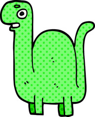 cartoon doodle prehistoric dinosaur