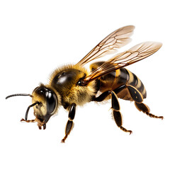 bee on transparent background PNG is easy to decorate and use.