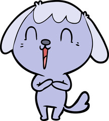 cute cartoon dog