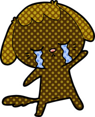 cartoon crying dog