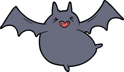 spooky cartoon bat