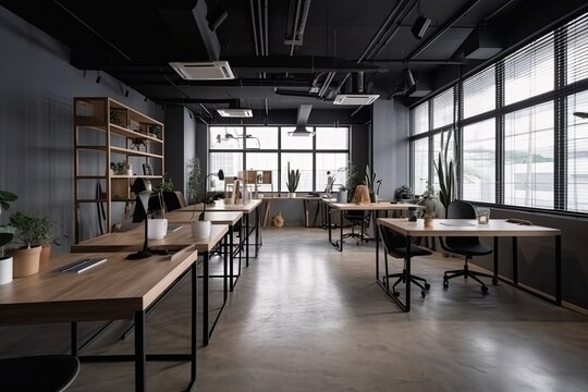 co-working place, office interior
