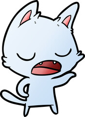 talking cat cartoon