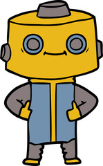 cartoon robot
