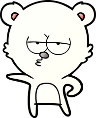 Obraz premium polar bear cartoon