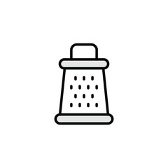 grater icon design with white background stock illustration
