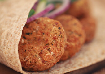 Vegetable falafel