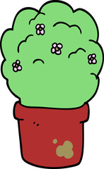 cartoon shrub