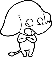 cute cartoon elephant