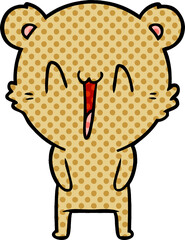 happy bear cartoon