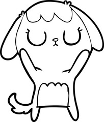 cute cartoon dog