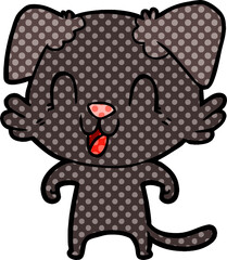 laughing cartoon dog
