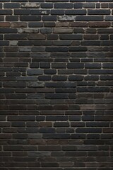 Black brick wall background