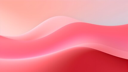 Abstract pink waves, fluid design, vibrant, modern art, graceful curves