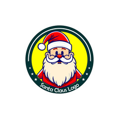 The logo design is in the shape of Santa Claus, the logo depicts happiness, festivity and peace.