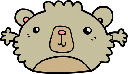 funny cartoon bear