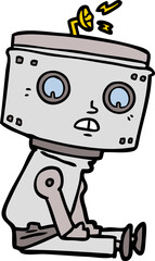 cartoon robot