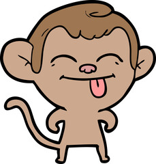 funny cartoon monkey
