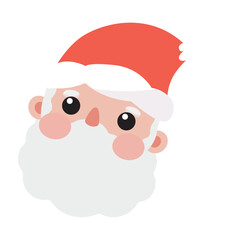 Colored santa claus character avatar Vector