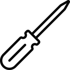 Thin Point Chisel Icon