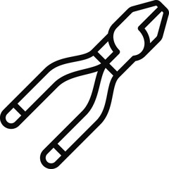 Short Pliers Tool Icon