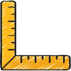 Right Angle Ruler Icon