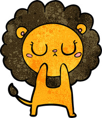cartoon lion