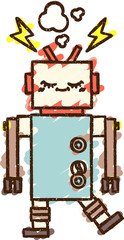 Robot Chalk Drawing