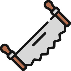 Crosscut Saw Tool Icon