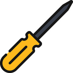 Thin Point Chisel Icon