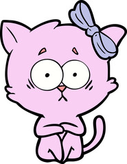 Fototapeta premium cartoon cat