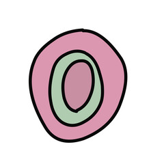 Hand drawn Abstract funny cute Comic characters