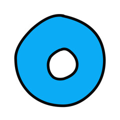 Hand drawn Abstract funny cute Comic characters