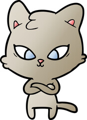 cute cartoon cat